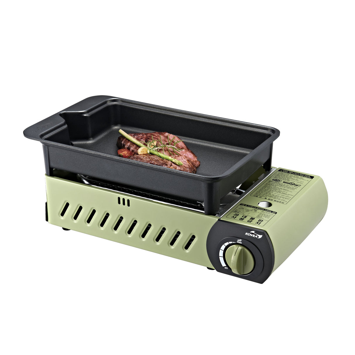 All in One Gas BBQ Grill (M) Olive Green With Bag - BaseCamp Provisions