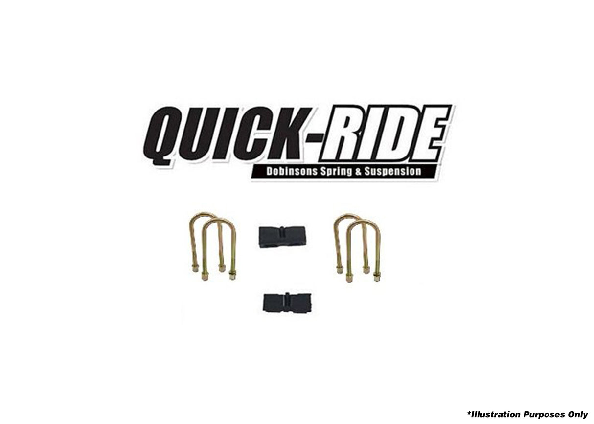 DOBINSONS 2" QUICK RIDE KIT INCLUDES U-BOLTS - QR59-551K - BaseCamp Provisions