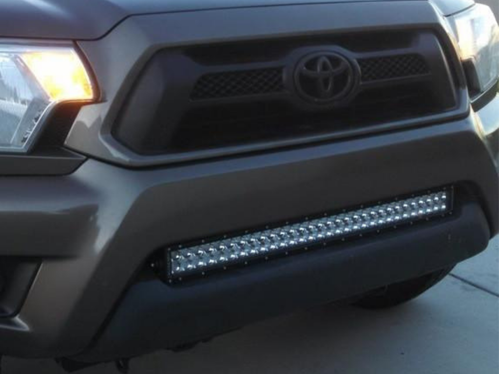 2005-2015 TOYOTA TACOMA 32" LOWER BUMPER HIDDEN LED LIGHT BAR BRACKETS KIT - BaseCamp Provisions