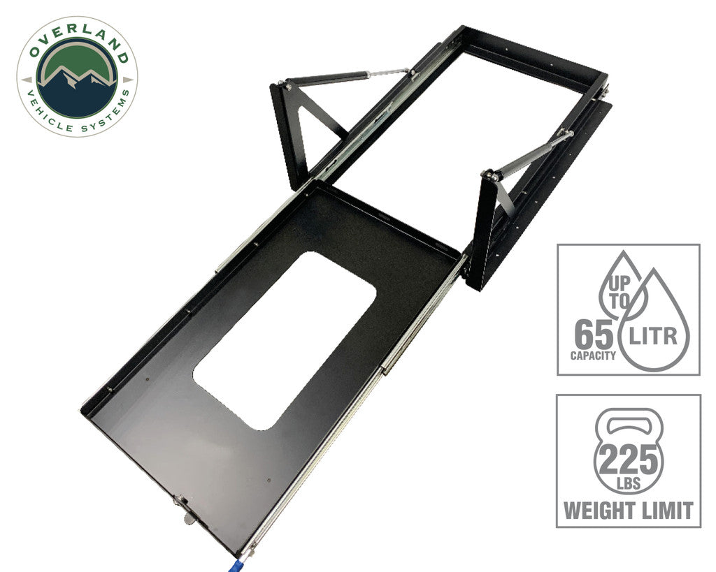 25049801 Refrigerator Tray With Slide and Tilt - Size Small - BaseCamp Provisions