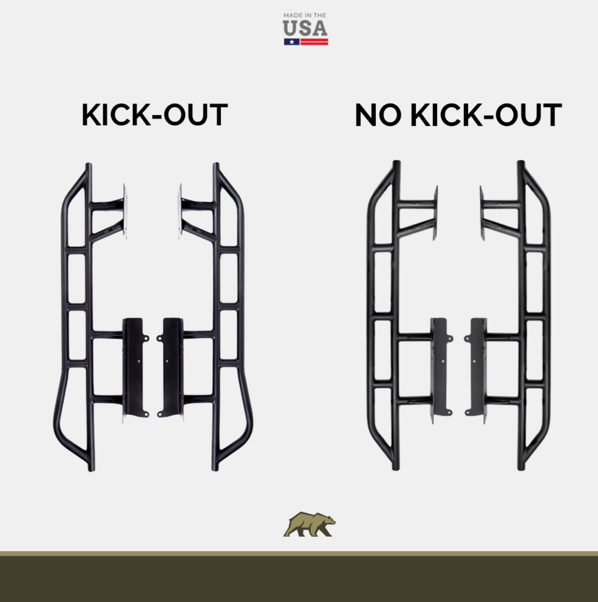 2003-2009 TOYOTA 4RUNNER TRAIL EDITION BOLT ON ROCK SLIDERS - BaseCamp Provisions