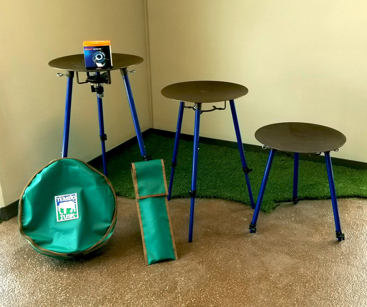 TEMBOTUSK ADJUSTABLE LEG SKOTTLE GRILL KIT - BaseCamp Provisions