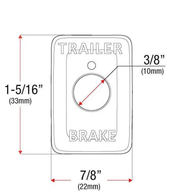 REDARC Tow-Pro Switch Insert Panel for Toyota and Mitsubishi Vehicles, TPSI-002 - BaseCamp Provisions