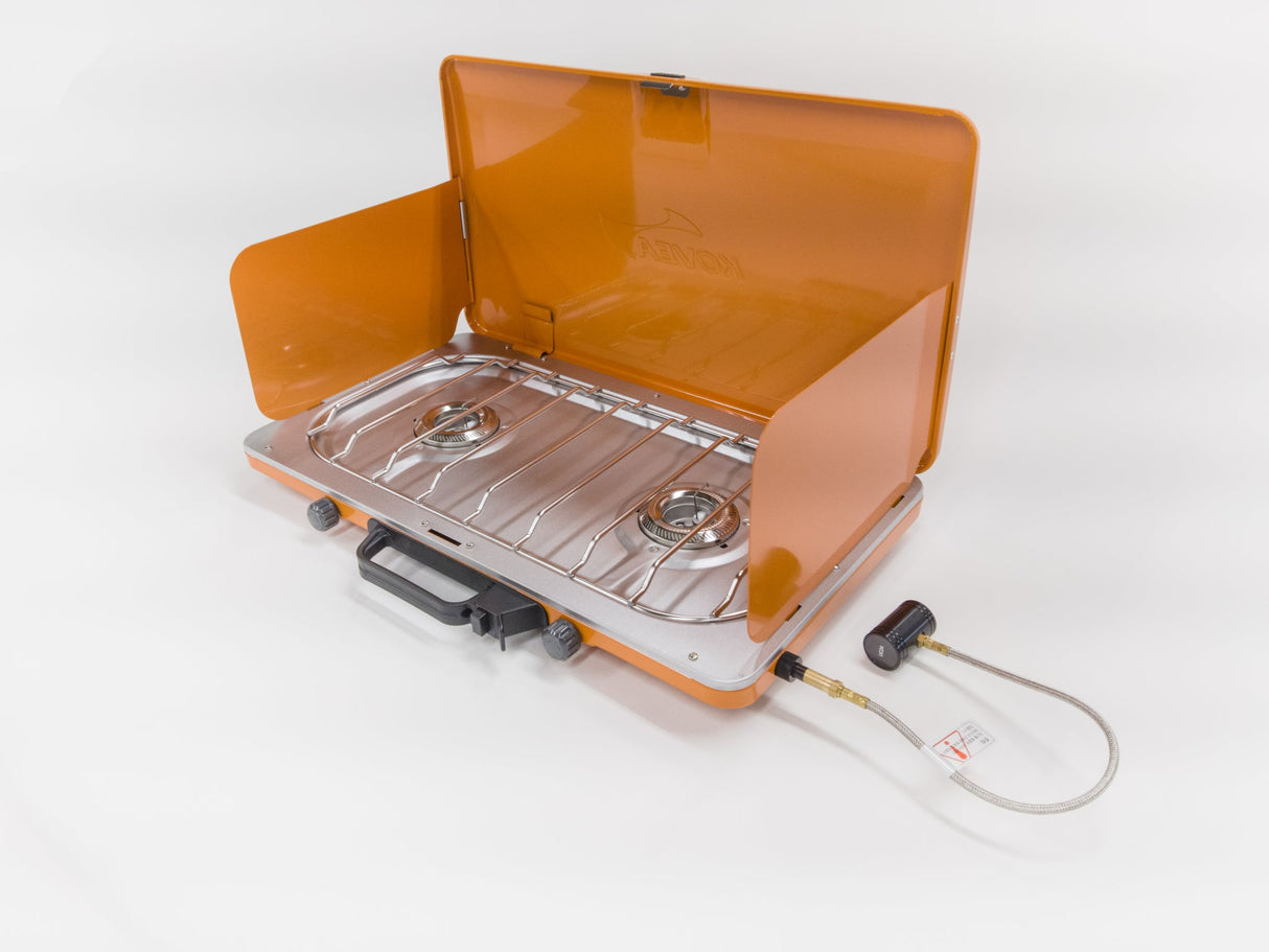 Slim Twin Propane Stove - 40th Anniversary Edition - BaseCamp Provisions