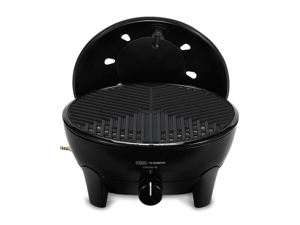 CITI CHEF 40/ BLACK/ PORTABLE 4 PIECE/ GAS BARBEQUE/ CAMP COOKER - BY CADAC - BaseCamp Provisions