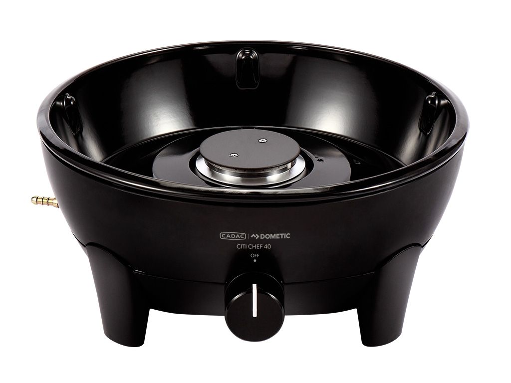 CITI CHEF 40/ BLACK/ PORTABLE 4 PIECE/ GAS BARBEQUE/ CAMP COOKER - BY CADAC - BaseCamp Provisions