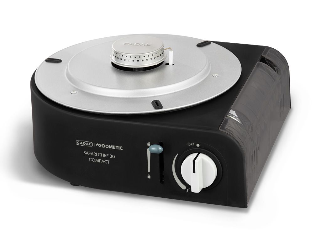 SAFARI CHEF 30 COMPACT/ PORTABLE 6 PIECE/ GAS BARBEQUE/ CAMP COOKER - BY CADAC - BaseCamp Provisions