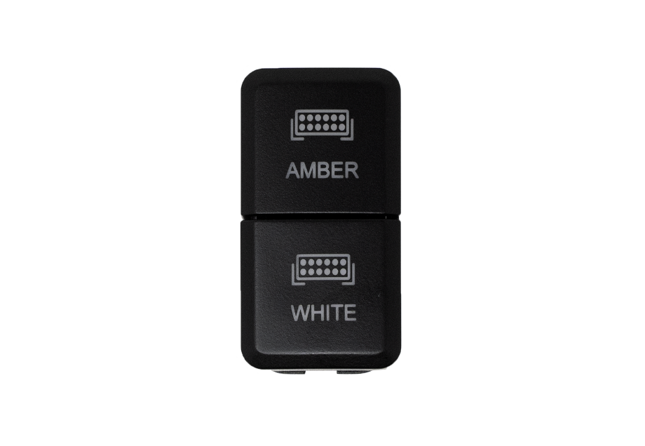 Dual Function Toyota OEM Style "AMBER & WHITE" Switch Tall Style - BaseCamp Provisions