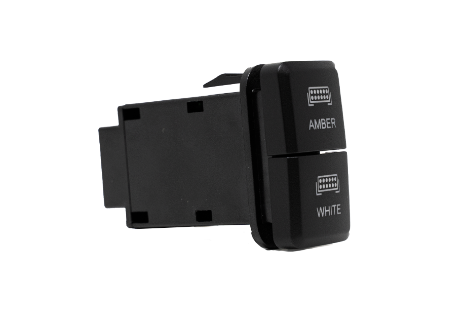 Dual Function Toyota OEM Style "AMBER & WHITE" Switch Tall Style - BaseCamp Provisions