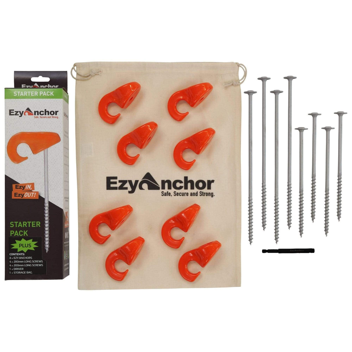 EZY ANCHOR STARTER PACK PLUS - BaseCamp Provisions