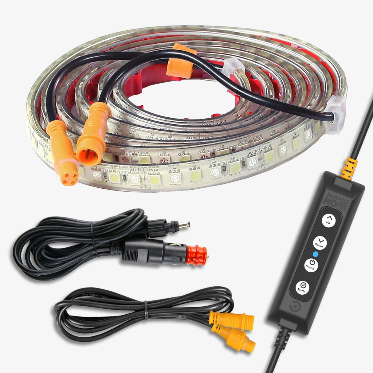 HARD KORR 2M STICK-ON TRI-COLOR FLEXIBLE LED TAPE LIGHT - BaseCamp Provisions