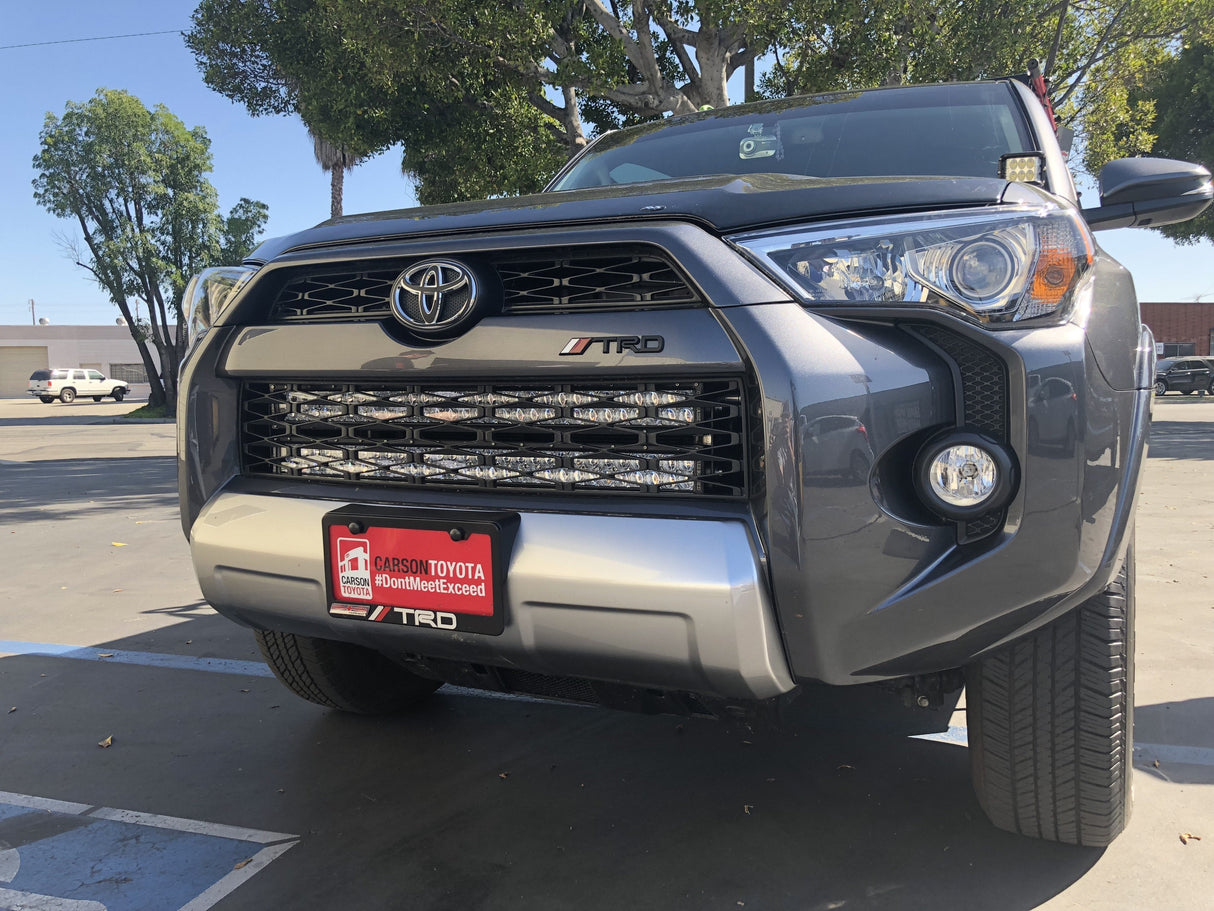 4runner hidden light bar mount