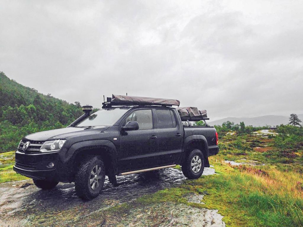 VOLKSWAGEN AMAROK SLIMLINE II ROOF RACK KIT - BY FRONT RUNNER - BaseCamp Provisions