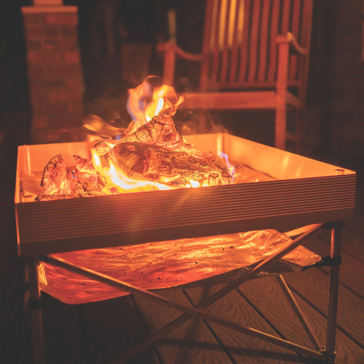 POP UP FIRE PIT HEAT SHEILD - BaseCamp Provisions