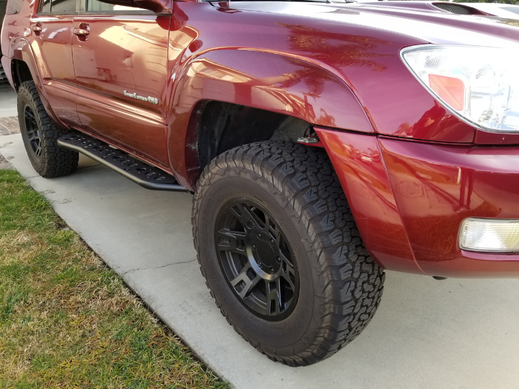 2003-2009 TOYOTA 4RUNNER STEP EDITION BOLT ON ROCK SLIDERS - BaseCamp Provisions