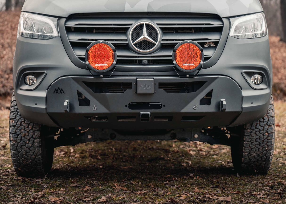 Mercedes Sprinter (2019+) Scout Front Bumper [No Bull Bar] - Backwoods Adventure Mods