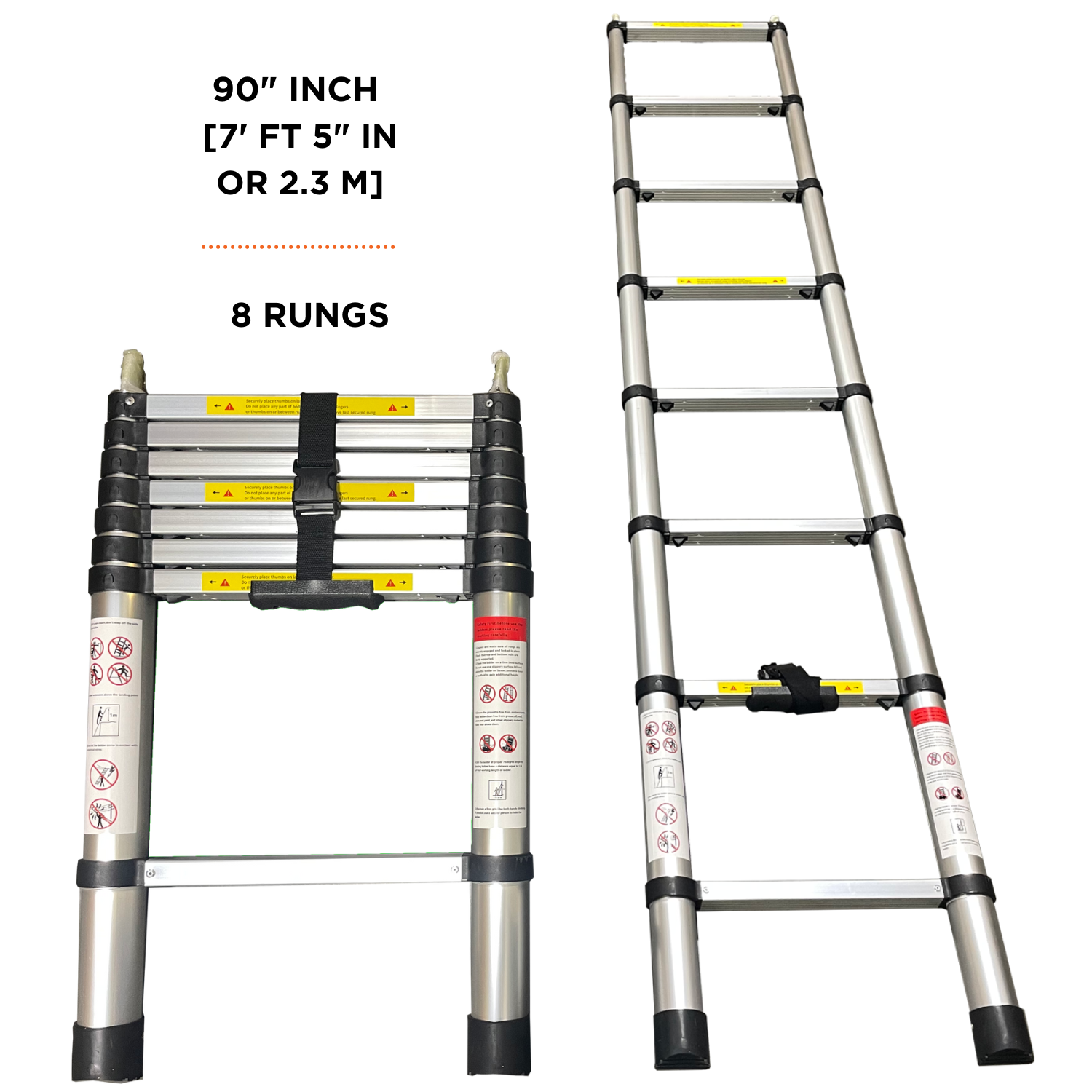 23ZERO-Aluminum Telescoping Ladder For Walkabout & Breezeway RTT - BaseCamp Provisions