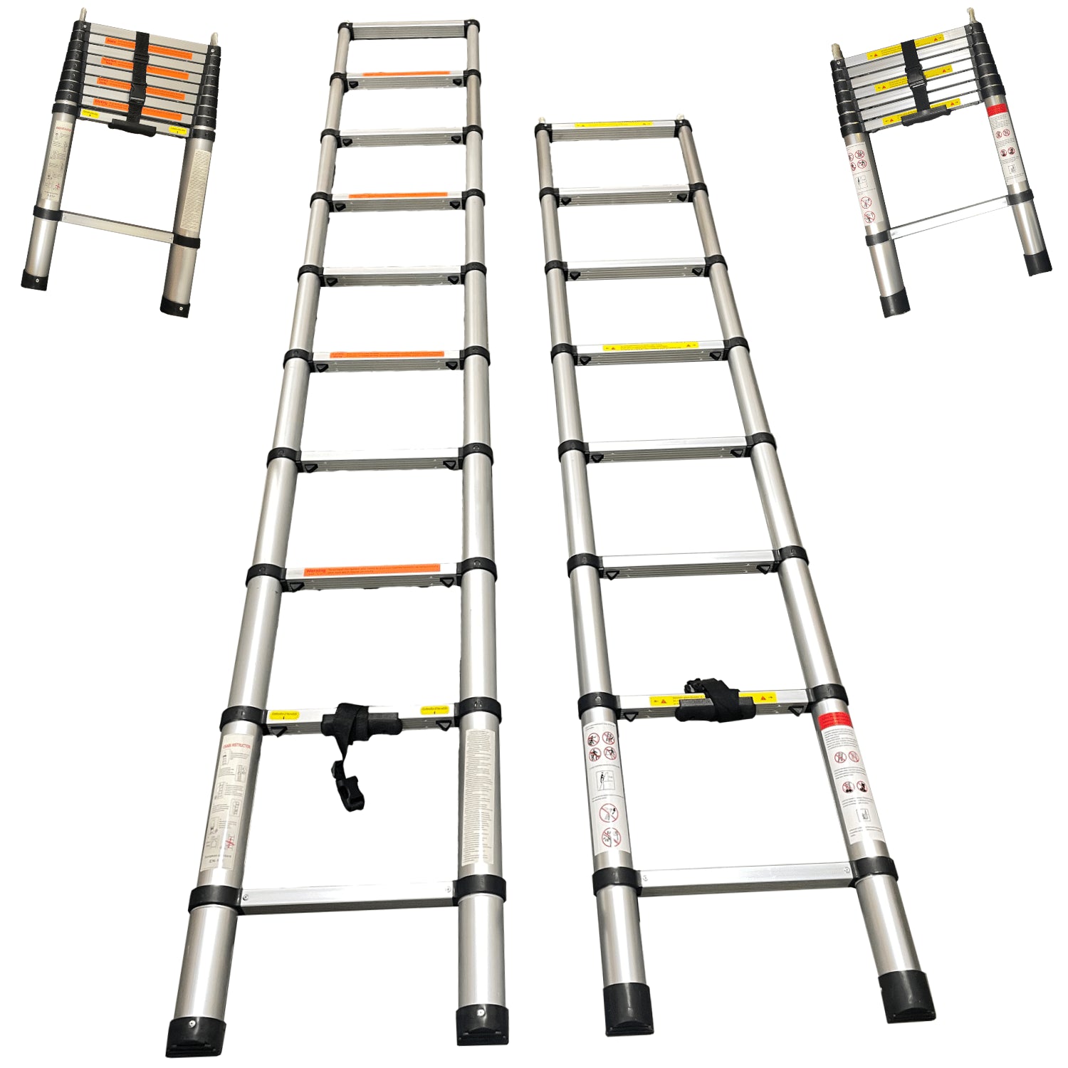 23ZERO-Aluminum Telescoping Ladder 9.5 FT - BaseCamp Provisions