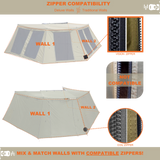 CO-Peregrine 270 Left 1.0 Wall Set (W1+W2 Fits 5 Arm Awnings) - BaseCamp Provisions