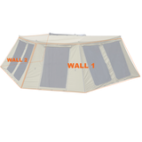 Peregrine 270° Awning Deluxe Walls – (Fits 5 Arm Awnings) LEFT SIDE - BaseCamp Provisions