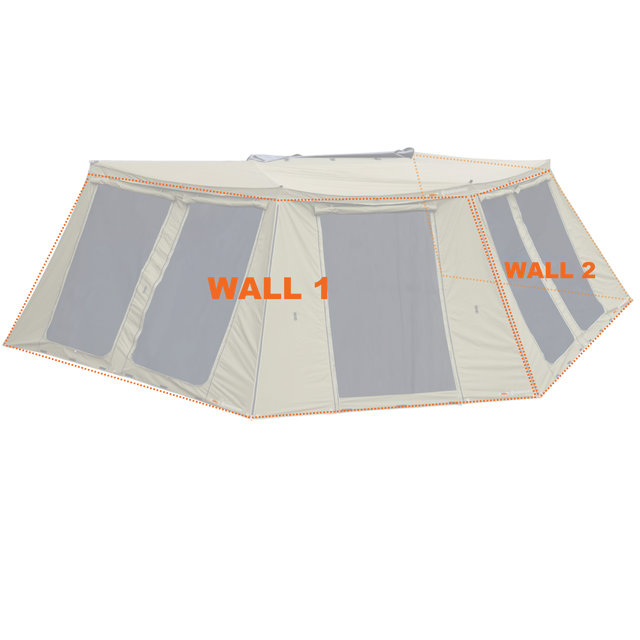 270° PEREGRINE LEFT DELUXE AWNING WALL 1 - BaseCamp Provisions
