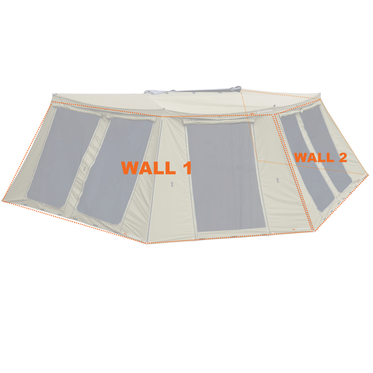 270° PEREGRINE LEFT DELUXE AWNING WALL 2 - BaseCamp Provisions