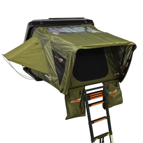 23ZERO -Armadillo Horizon 2: Premium Hardshell Rooftop Tent for All-Season Adventure (Left Open Only) - BaseCamp Provisions
