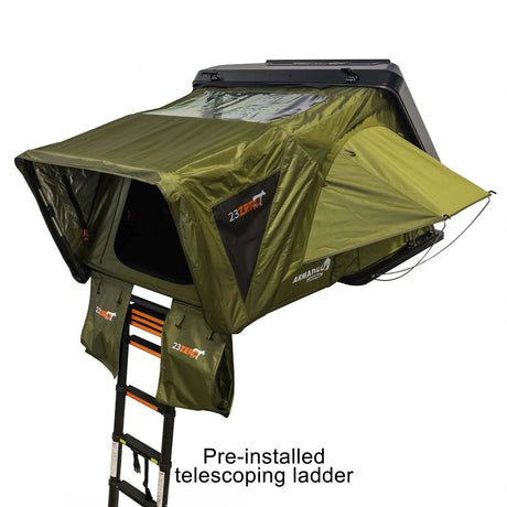 23ZERO-Armadillo Horizon 3: Premium Hardshell Rooftop Tent for All-Season Adventure (Left Open Only) - BaseCamp Provisions