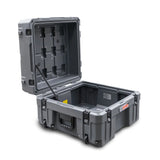 132L Overland Gear Box Gray with wheels - BaseCamp Provisions