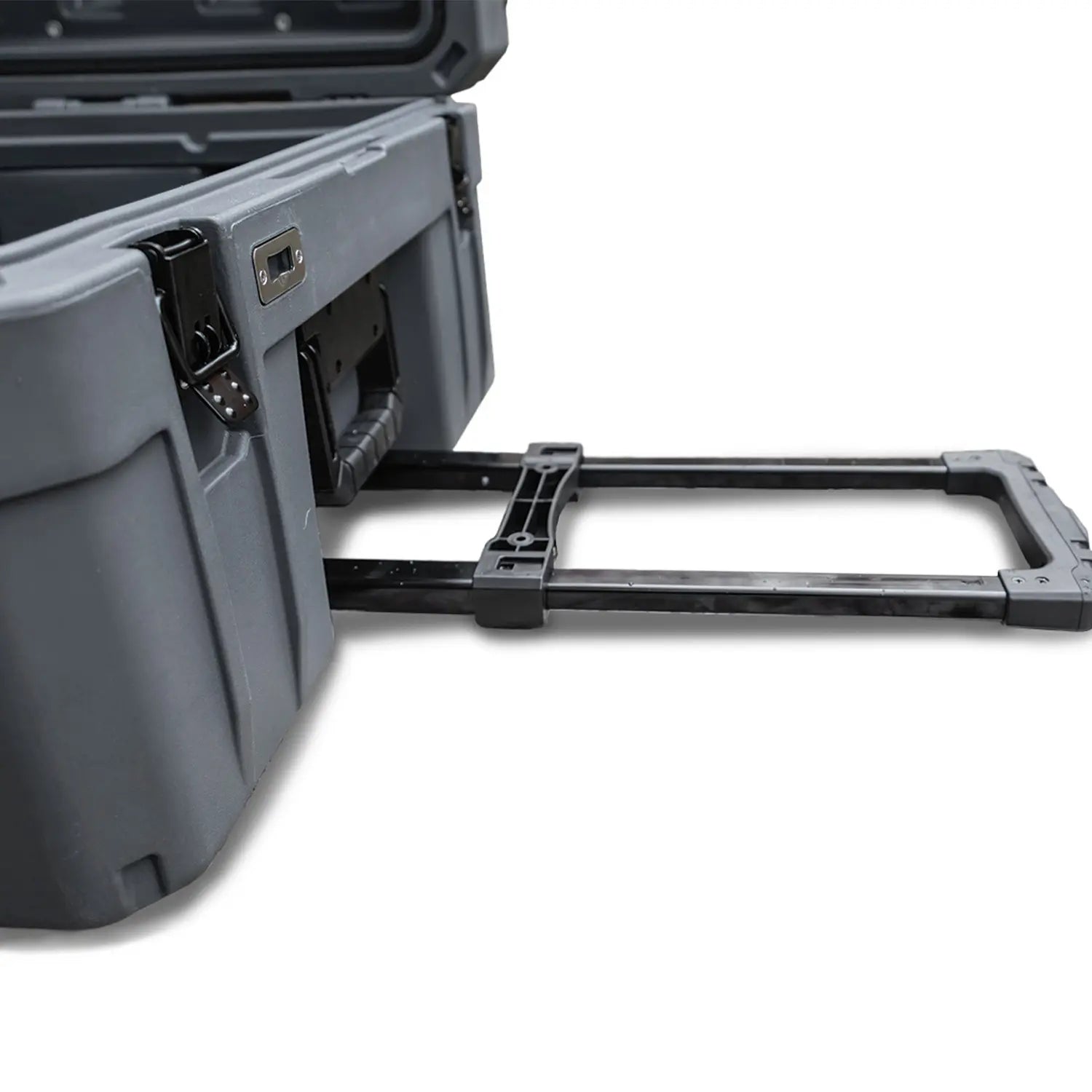 132L Overland Gear Box Gray with wheels - BaseCamp Provisions