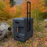 132L Overland Gear Box Gray with wheels - BaseCamp Provisions