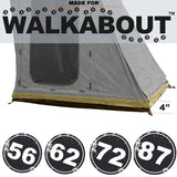 4″ Zip-On Annex to Floor Extensions For Walkabout - BaseCamp Provisions
