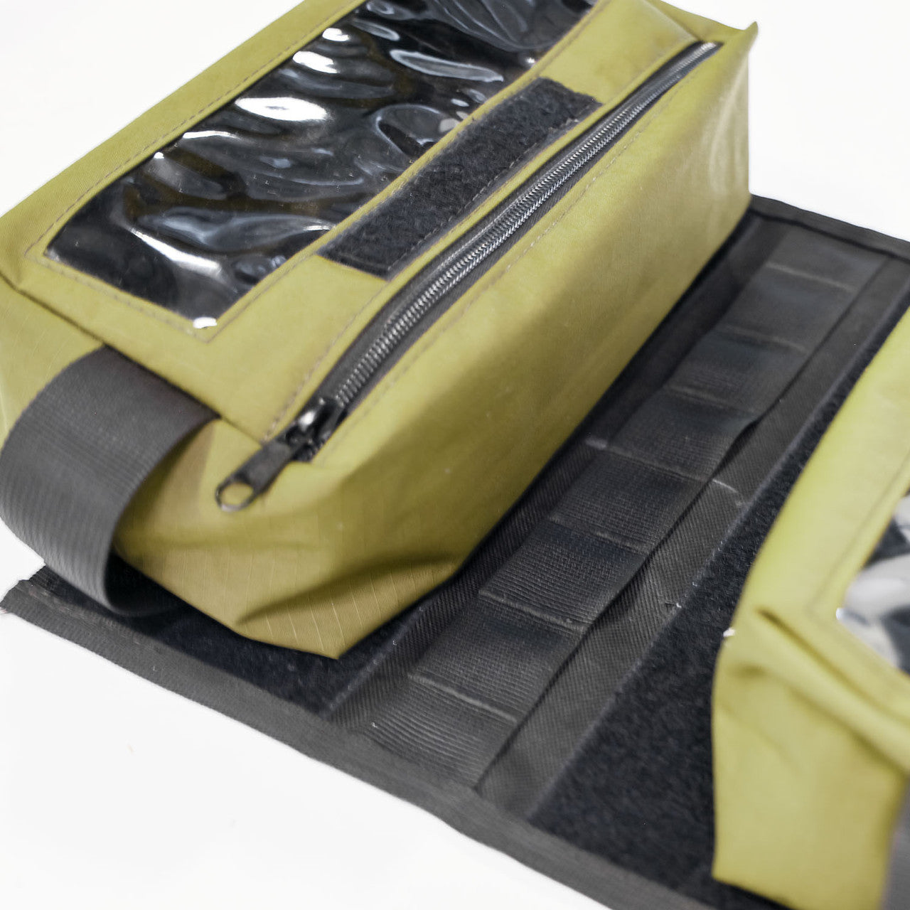 Up-Cycled 90L Organizing Kit Panel + Three Pouches (Fits 90L Lid) - BaseCamp Provisions