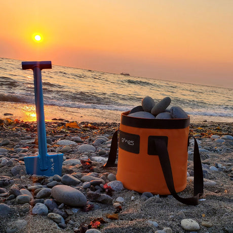 DMOS The Ruck Bucket - Foldable Camping Water Bucket - BaseCamp Provisions