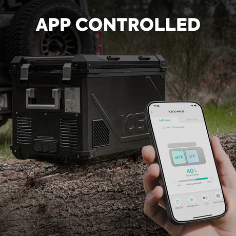ICECO-58QT APL55 Dual Zone 12 Volt Fridge refrigerator - BaseCamp Provisions