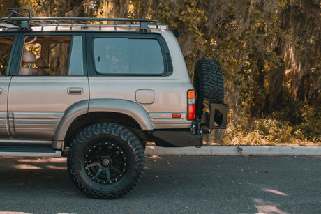 Dobinsons Rear Bumper With Swing Outs for Toyota Landcruiser 80 Series (BW80-4134) - BaseCamp Provisions