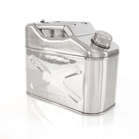 Swiss Link- Water Can Stainless Steel- 10L - BaseCamp Provisions