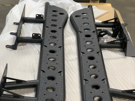 STEP EDITION BOLT ON ROCK SLIDERS FITS 2010-2023 TOYOTA 4RUNNER - BaseCamp Provisions