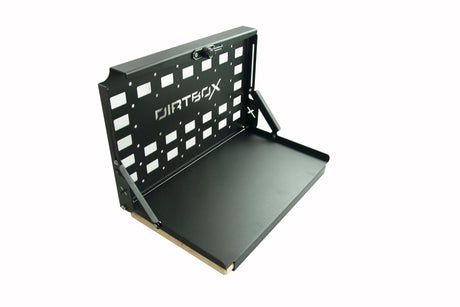 Folding Camp Table with Cutting Board & Side Molle Box - BaseCamp Provisions