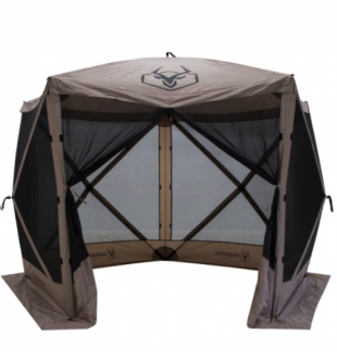 Gazelle G5 Pop-Up Portable 5-Sided Gazebo Screen Tent - Desert Sand - BaseCamp Provisions