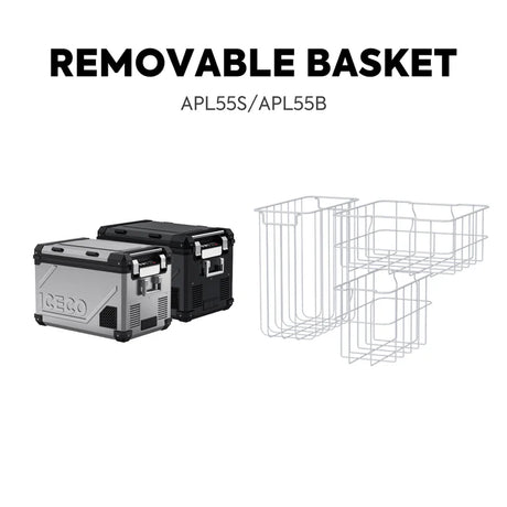 ICECO-58QT APL55 Dual Zone 12 Volt Fridge refrigerator - BaseCamp Provisions