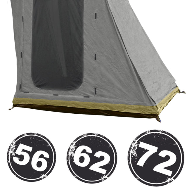 4″ Zip-On Annex to Floor Extensions For Breezeway & Weekender - BaseCamp Provisions
