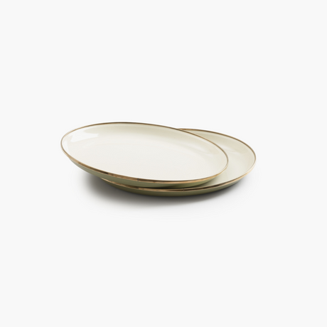 Enamel Deep Plate (Set of 2) - BaseCamp Provisions