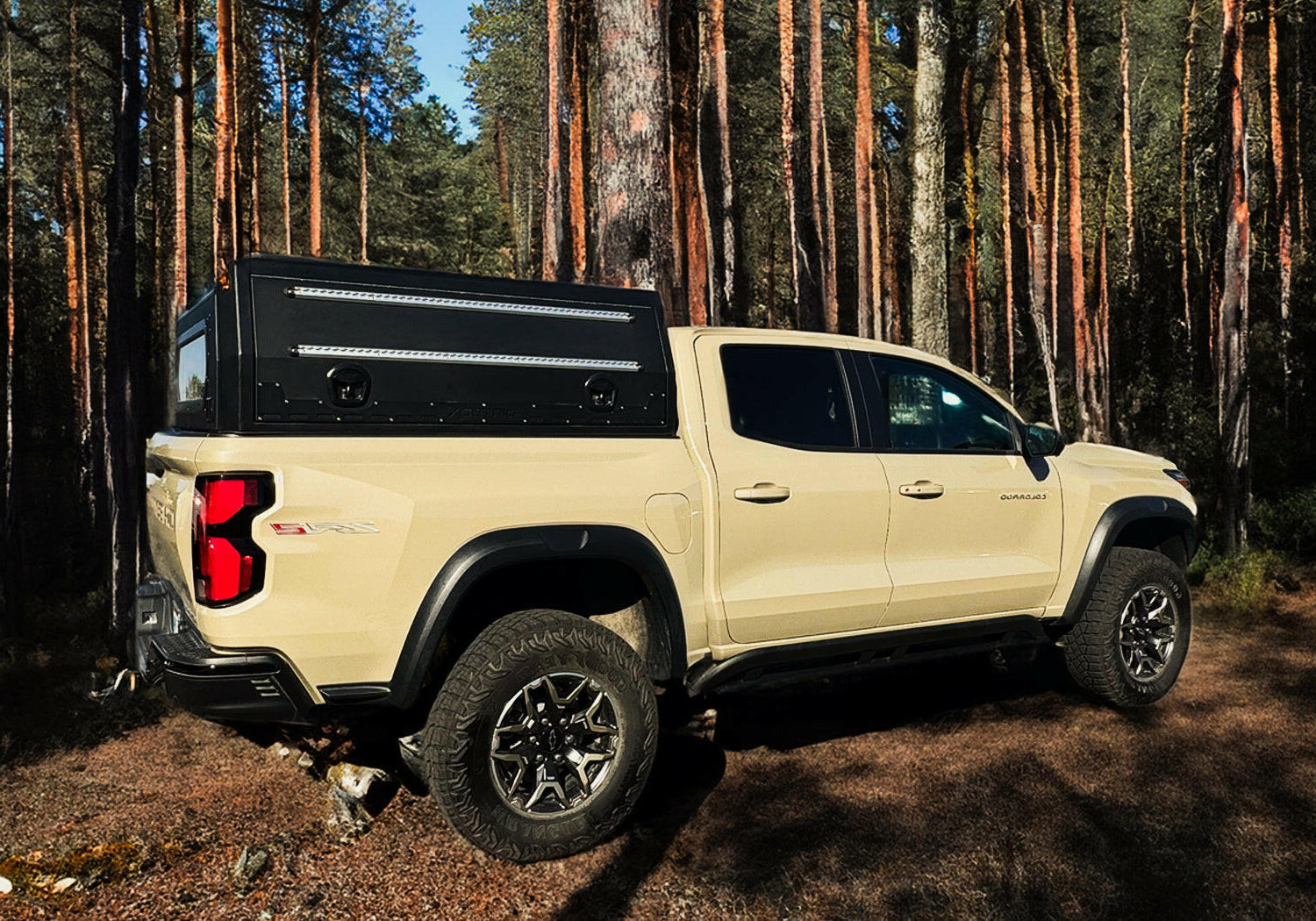 Camp Topper Full Wing Truck Cap Topper & Overland Camper Shell for Work, Camping ...