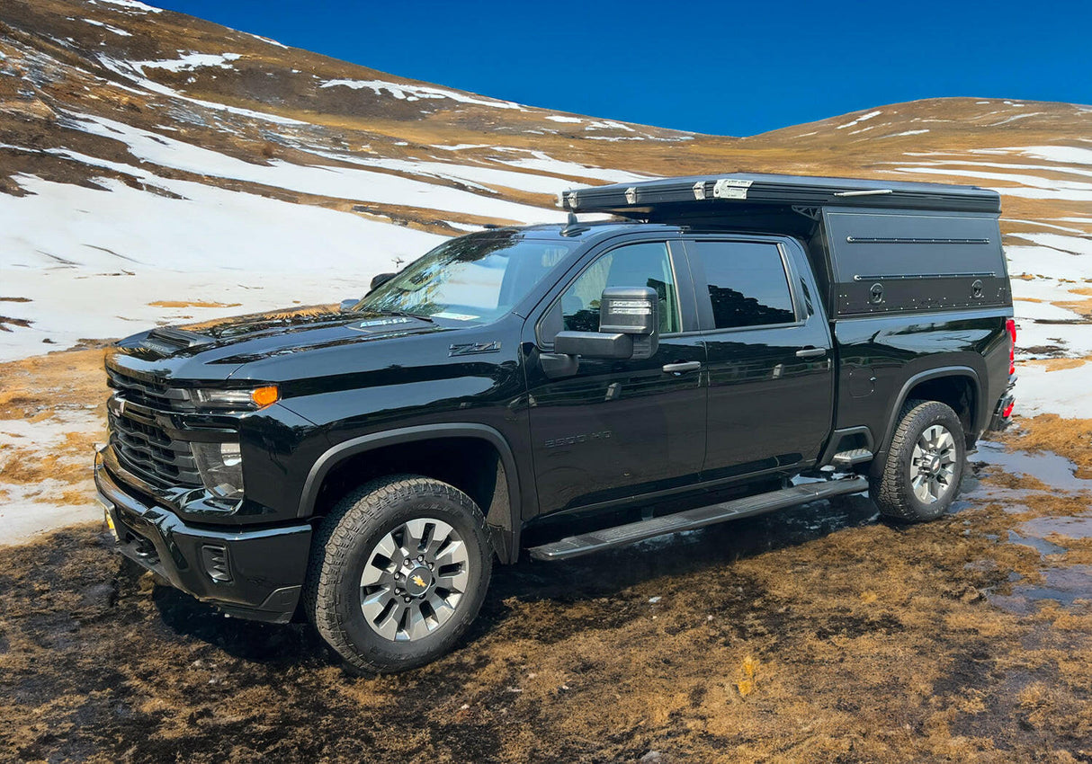 Dirtbox Canopy Camper – Modular Truck Camper Shell / Topper for Mid-Size & Full-Size Trucks (Tacoma, Tundra, F-150, Ram, Silverado) - BaseCamp Provisions