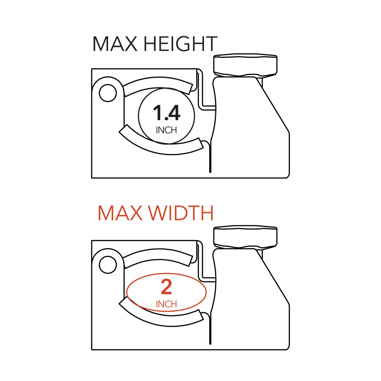 DMOS Universal Shovel/Axe Mount - BaseCamp Provisions