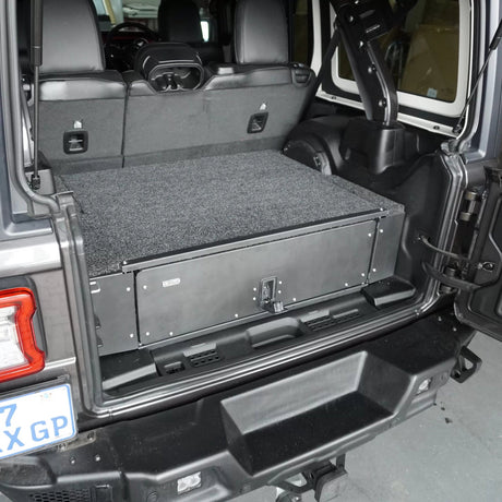 Jeep Wrangler JLU 4-Door (2019+) Drawer Kit - By Big Country 4x4 - BaseCamp Provisions