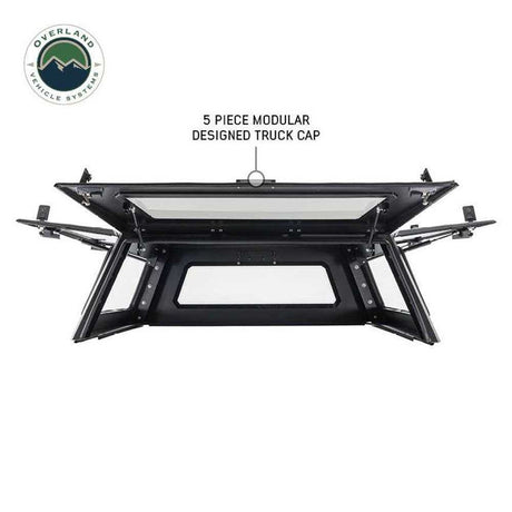 OVS-Expedition - Truck Cap W/Full Wing Doors, Front and Rear Windows & 3rd Brake Light - BaseCamp Provisions