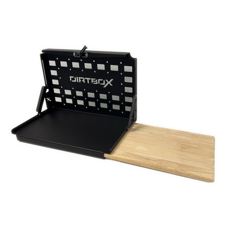 Folding Camp Table with Cutting Board - BaseCamp Provisions