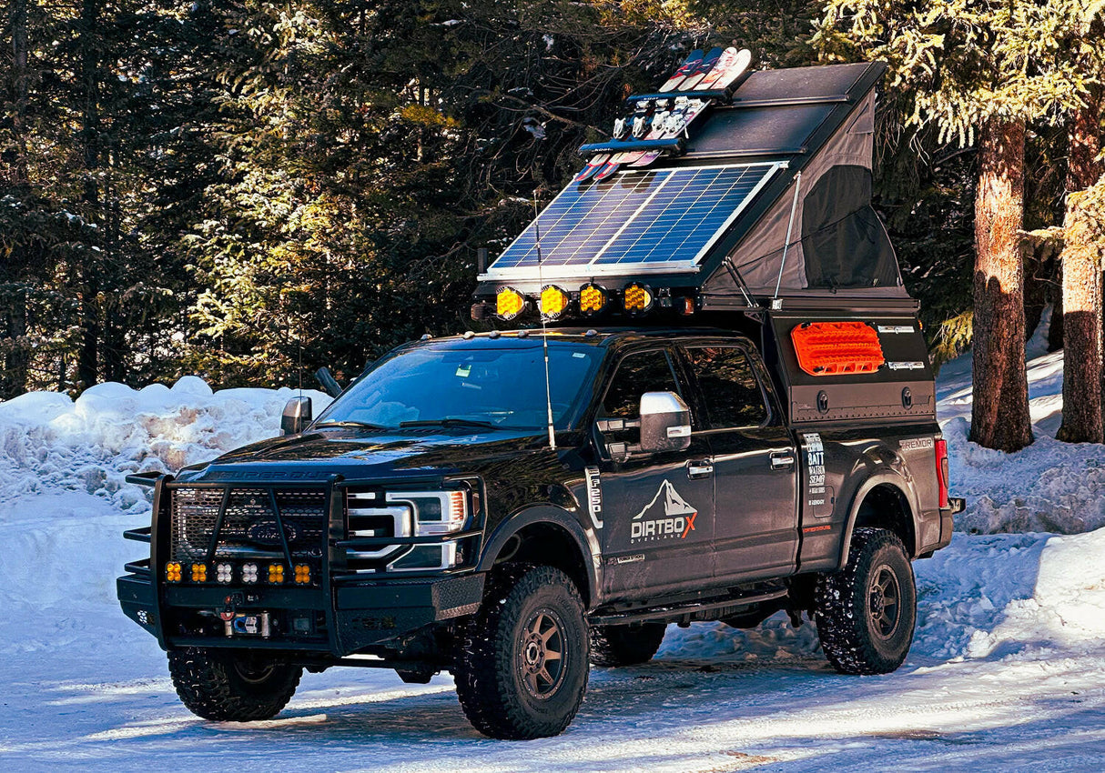 Dirtbox Canopy Camper – Modular Truck Camper Shell / Topper for Mid-Size & Full-Size Trucks (Tacoma, Tundra, F-150, Ram, Silverado) - BaseCamp Provisions